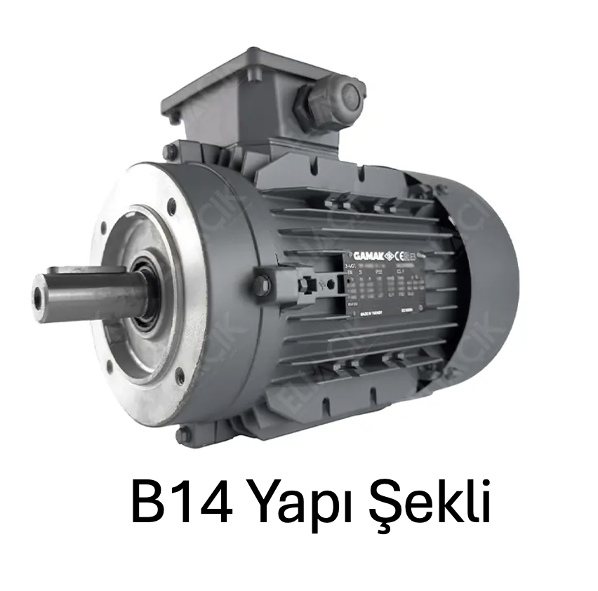 0,55 kW 1500 Devir Elektrik Motoru B3 IE2