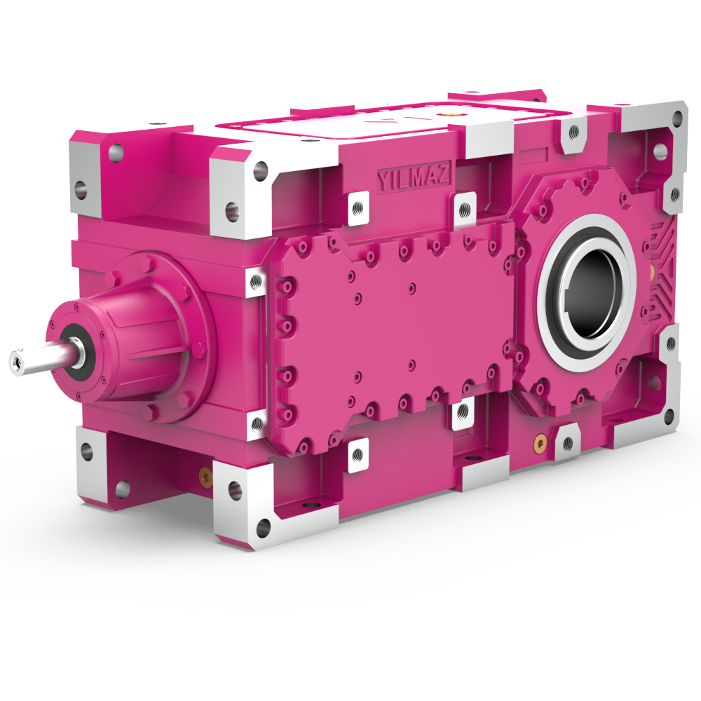 B Serisi Konik-Helisel Dişli Yatık Tip Redüktörler