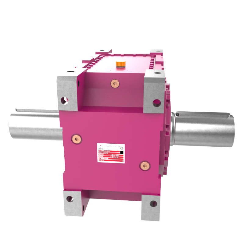 B Serisi Konik-Helisel Dişli Yatık Tip Redüktörler