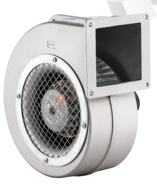 Radyal Fan - Alüminyum Kasa - Öne Eğimli Kanat