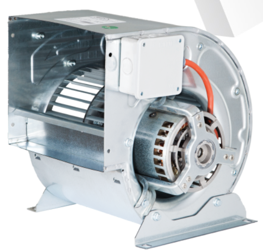 Çift Emişli Radyal fanlar- Akuple Öne eğimli Kanat