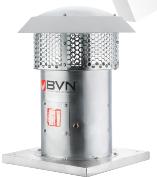 Aksiyel Tip Çatı Fanı - Yatay Atışlı