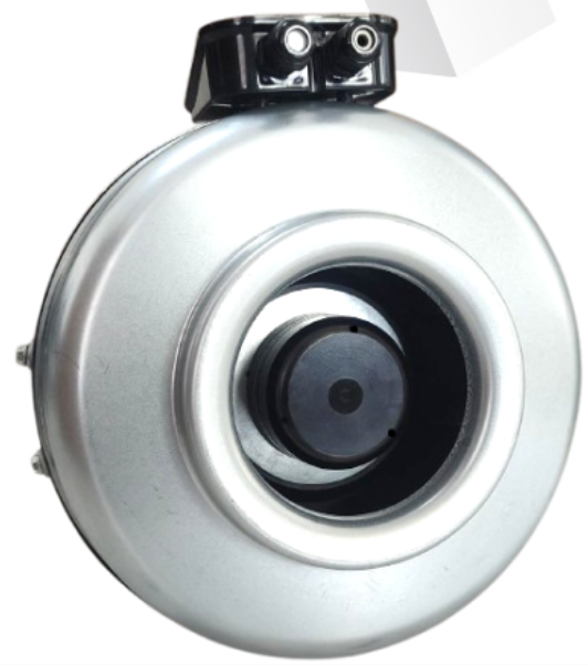 Yuvarlak Kanal Fanı - Geriye Eğimli Kanat-EC Motor