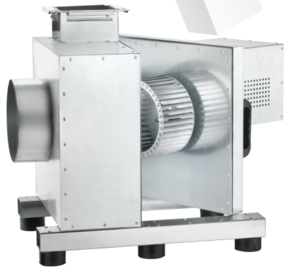 Mutfak Egzoz tahliye fanı - Öne Eğimli Kanat